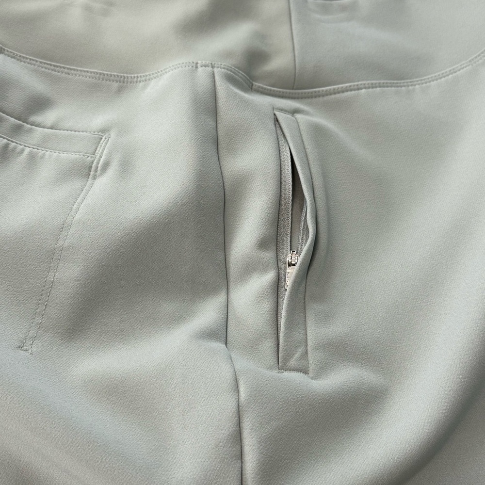 Athleta Endless High Rise Pants Women 12 T Work Travel Ankle Length Vera Green - Picture 7 of 15